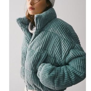 urban outfitters corduroy puffy jacket